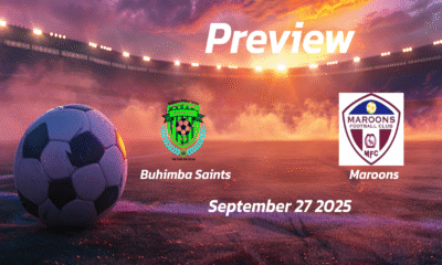 Buhimba Saints vs Maroons: Preview – Team News, Line-ups, Prediction and Tips | September 27 13:00 (GMT)