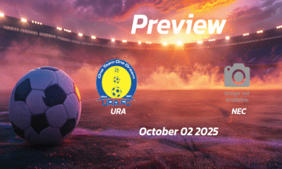 URA vs NEC: Preview – Team News, Line-ups, Prediction and Tips | October 02 17:00 (GMT)