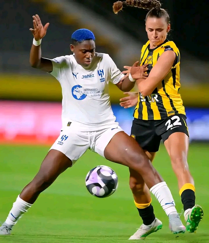 Asisat Oshoala scores late winner as Al-Hilal edge Ashleigh Plumptre’s Al-Ittihad