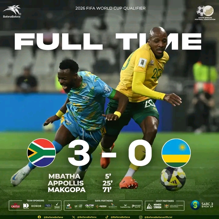 South Africa seal 2026 World Cup spot at Nigeria’s expense after dominant win over Rwanda South Africa seal 2026 World Cup spot at Nigeria’s expense after dominant win over Rwanda