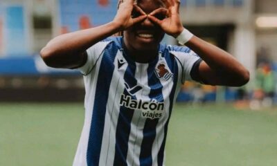 Edna Imade fires Real Sociedad past Eibar to fuel Super Falcons ambitions Edna Imade fires Real Sociedad past Eibar to fuel Super Falcons ambitions