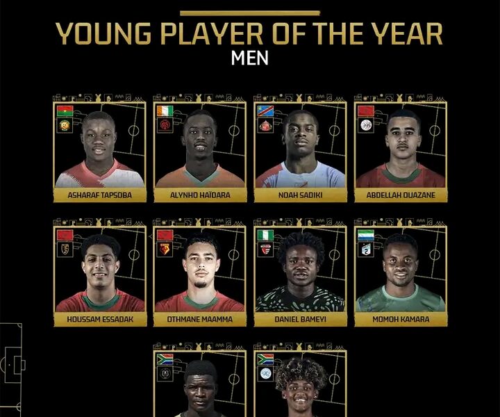 Nigeria’s Daniel Bameyi nominated for 2025 CAF Young Player of the Year Nigeria’s Daniel Bameyi nominated for 2025 CAF Young Player of the Year