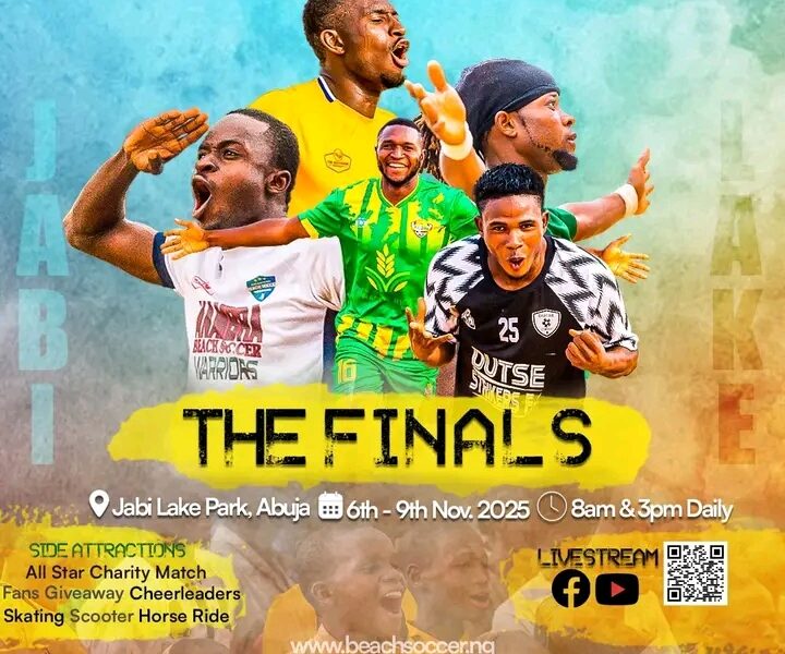 Nigeria Beach Soccer League moves 2025 Super Finals to Abuja