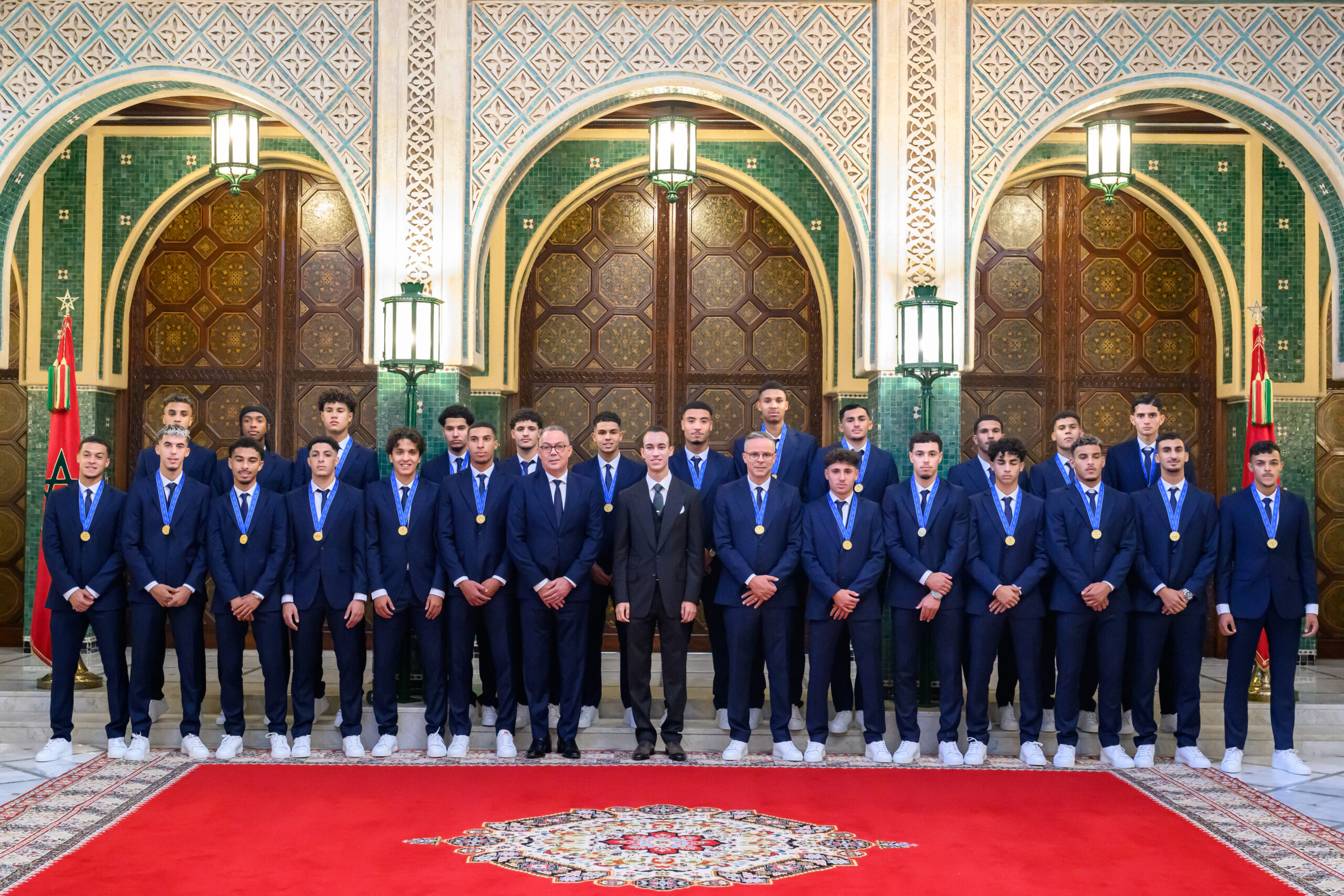 Crown Prince Moulay El Hassan honors Morocco’s U-20 World Cup champions in Royal Ceremony Crown Prince Moulay El Hassan honors Morocco’s U-20 World Cup champions in Royal Ceremony