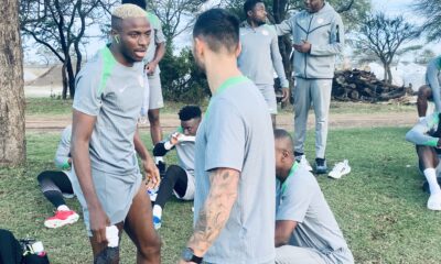 Eric Chelle welcomes 20 players to Super Eagles camp ahead of Lesotho clash Eric Chelle welcomes 20 players to Super Eagles camp ahead of Lesotho clash