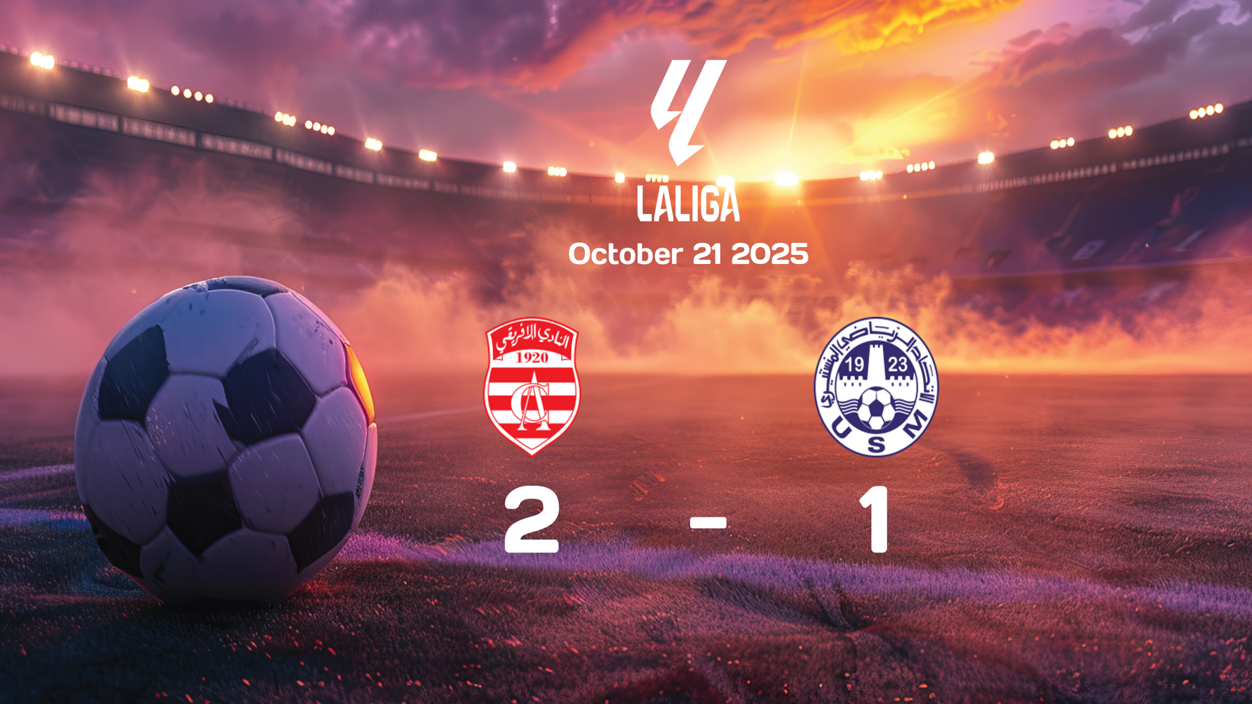 Club Africain Secures Victory Over US Monastirienne with 2-1 Win in Ligue 1 Clash on October 21, 2025