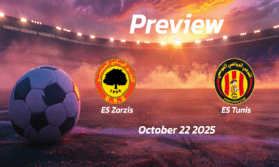 ES Zarzis vs ES Tunis: Preview – Team News, Line-ups, Prediction, and Tips | October 22 14:00 (GMT)
