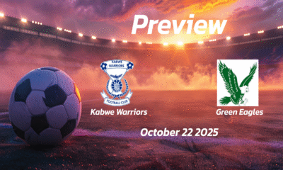 Kabwe Warriors vs Green Eagles: Preview – Team News, Line-ups, Prediction and Tips | October 22 13:00 (GMT)