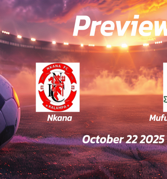 Nkana vs Mufulira Wanderers: Preview – Team News, Line-ups, Prediction and Tips | October 22 13:00 GMT