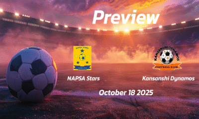 NAPSA Stars vs Kansanshi Dynamos: Preview – Team News, Line-ups, Prediction, and Tips | October 18 11:00 (GMT)
