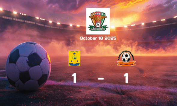 NAPSA Stars vs Kansanshi Dynamos Ends in 1-1 Draw in Super League Match on October 18, 2025
