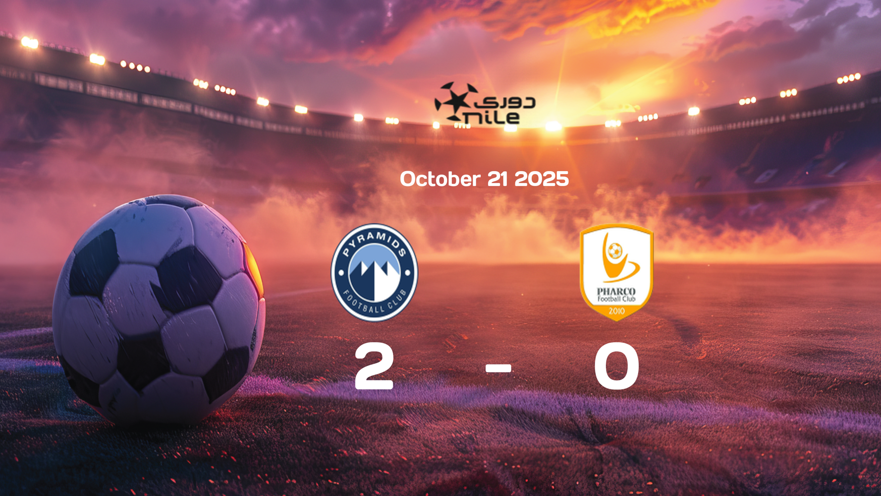 Pyramids FC Triumphs Over Pharco 2-0 in Egypt Premier League Match on October 21, 2025 Pyramids FC Triumphs Over Pharco 2-0 in Egypt Premier League Match on October 21, 2025