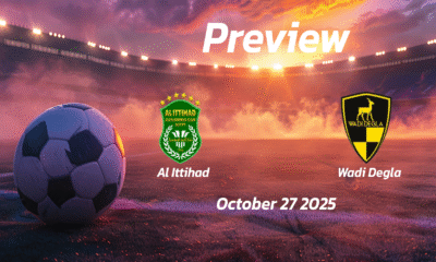 Al Ittihad vs Wadi Degla: Preview – Team News, Line-ups, Prediction and Tips | October 27 17:00 (GMT)