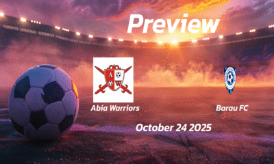 Abia Warriors vs Barau FC: Preview – Team News, Line-ups, Prediction and Tips | October 24 15:00 GMT