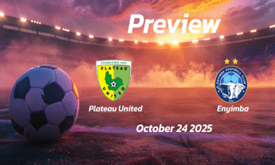 Plateau United vs Enyimba: Preview – Team News, Line-ups, Prediction and Tips | October 24 15:00 GMT