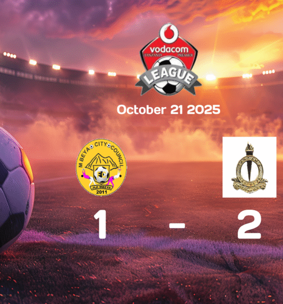 MBEYA CITY VS TANZANIA PRISONS 1:2 RESULTS – LIGI KUU BARA 2025-10-21 MATCH HIGHLIGHTS
