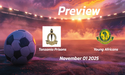 Tanzania Prisons vs Young Africans: Preview – Team News, Line-ups, Prediction and Tips | November 01 13:00 (GMT)