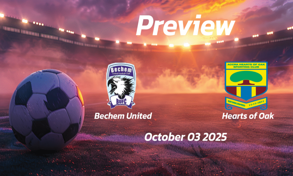 Hearts of Oak vs Bechem United: Preview – Team News, Line-ups, Prediction and Tips | October 03 15:00 (GMT)