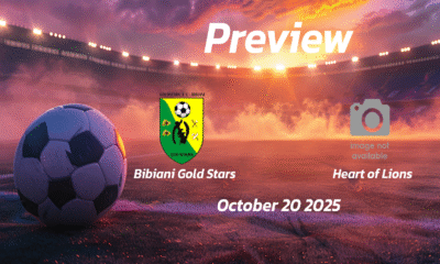 Bibiani Gold Stars vs Heart of Lions: Preview – Team News, Line-ups, Prediction and Tips | October 20 15:00 (GMT)