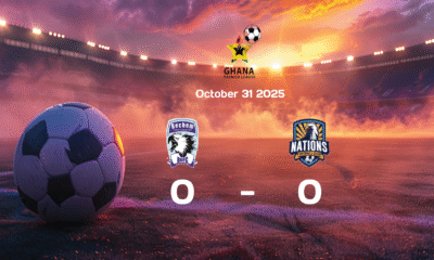 Bechem United vs Nations Ends in a Scoreless Draw in the 2025-10-31 Ghana Premier League Match