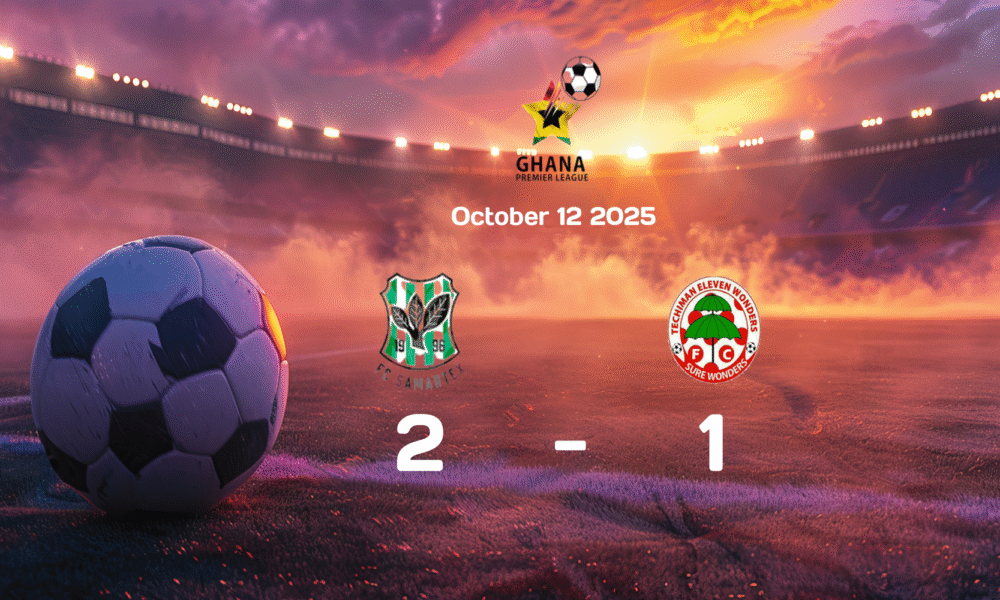 Samartex Narrowly Beats Eleven Wonders 2-1 in 2025 Ghana Premier League Encounter