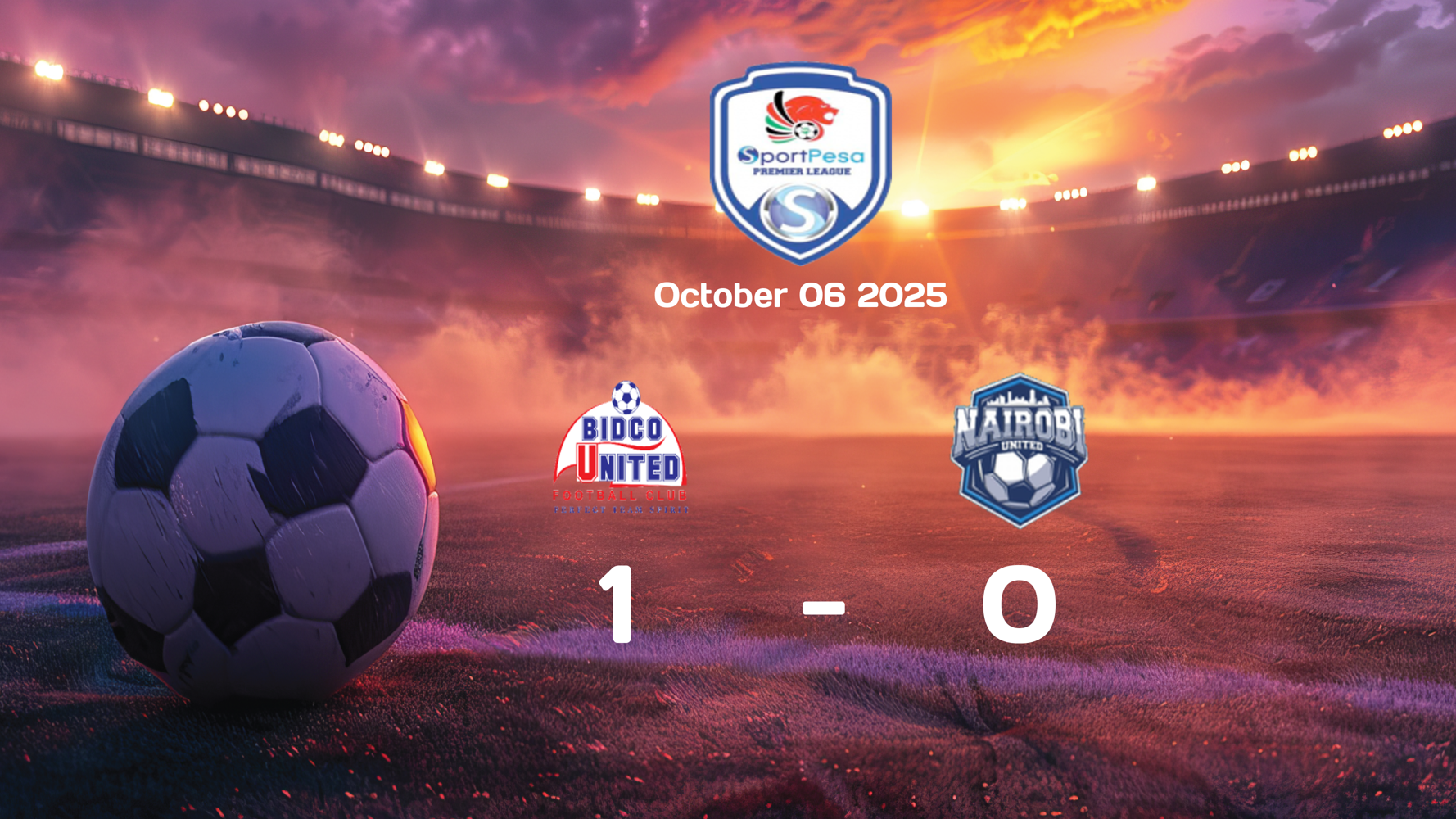 Bidco United edges past Nairobi United with 1-0 victory in 2025 FKF Premier League clash Bidco United edges past Nairobi United with 1-0 victory in 2025 FKF Premier League clash