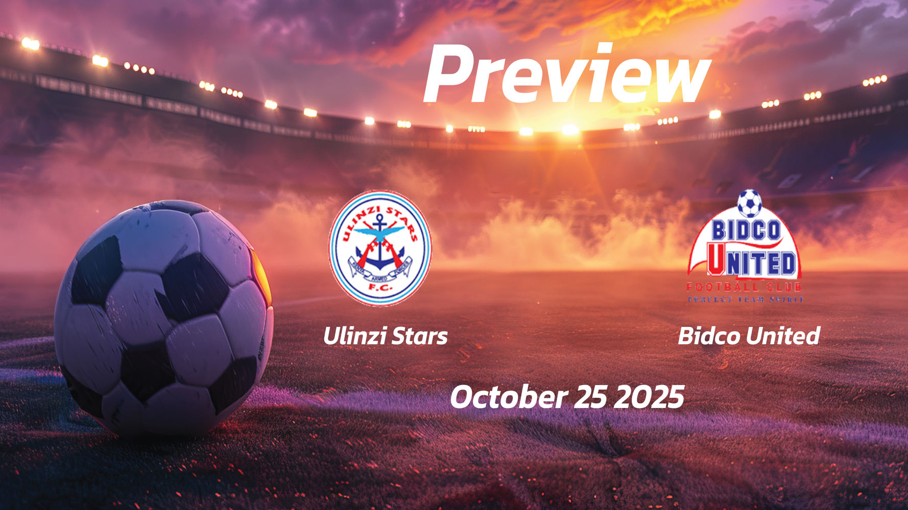 Ulinzi Stars vs Bidco United: Preview – Team News, Line-ups, Prediction and Tips | October 25 12:00 (GMT) Ulinzi Stars vs Bidco United: Preview – Team News, Line-ups, Prediction and Tips | October 25 12:00 (GMT)