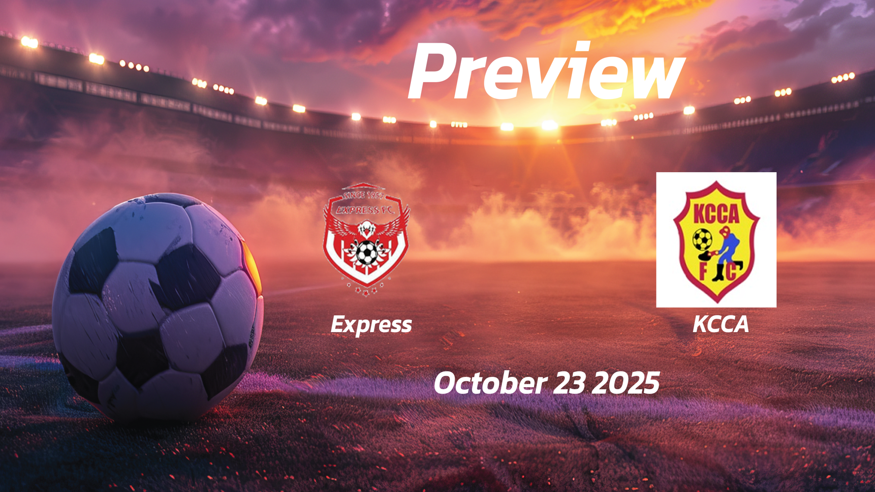 Express vs KCCA: Preview – Team News, Line-ups, Prediction and Tips | October 23 17:00 (GMT)