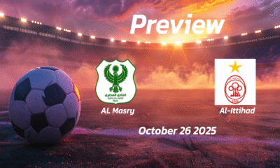 AL Masry vs Al-Ittihad: Preview – Team News, Line-ups, Prediction and Tips | October 26 18:00 (GMT)