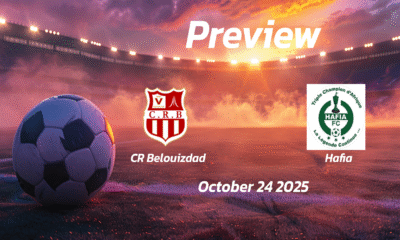 CR Belouizdad vs Hafia: Preview – Team News, Line-ups, Prediction and Tips | October 24 17:00 (GMT)