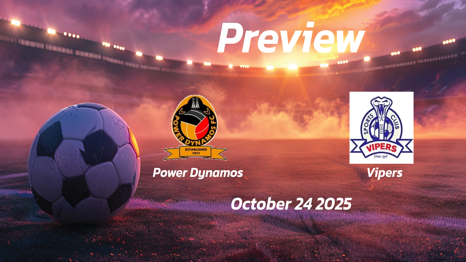 Power Dynamos vs Vipers: Preview – Team News, Line-ups, Prediction and Tips | October 24 13:00 (GMT)