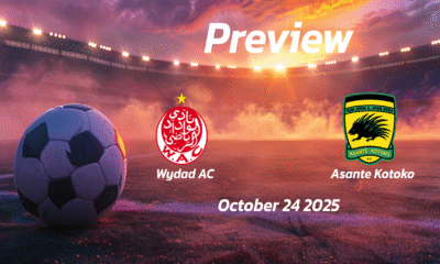 Wydad AC vs Asante Kotoko: Preview – Team News, Line-ups, Prediction and Tips | October 24 19:00 (GMT)
