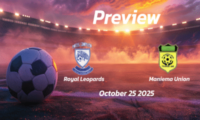 Royal Leopards vs Maniema Union: Preview – Team News, Line-ups, Prediction and Tips | October 25 13:00 (GMT)