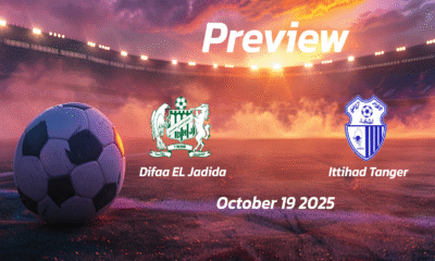 Difaa EL Jadida vs Ittihad Tanger: Preview – Team News, Line-ups, Prediction and Tips | October 19 17:00 (GMT)