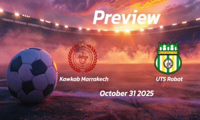 Kawkab Marrakech vs UTS Rabat: Preview – Team News, Line-ups, Prediction, and Tips | October 31 15:00 (GMT)