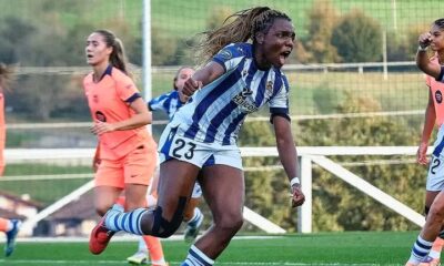 Edna Imade inspires Real Sociedad to stunning win over Barcelona