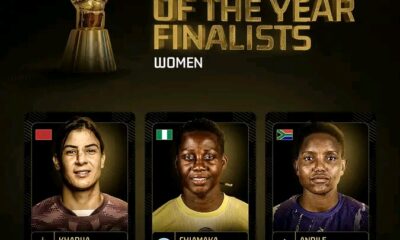 Chiamaka Nnadozie makes final shortlist for CAF Women’s Goalkeeper of the Year for third successive Year