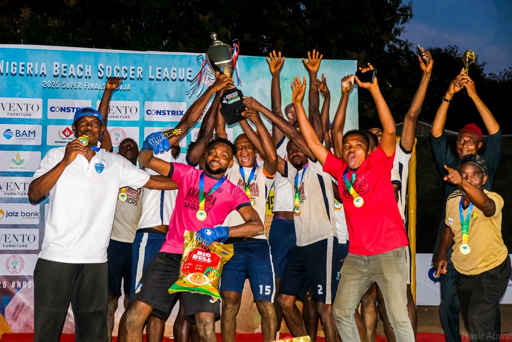 Anambra Beach Soccer Warriors clinch historic 2025 NBSL title after penalty shootout win