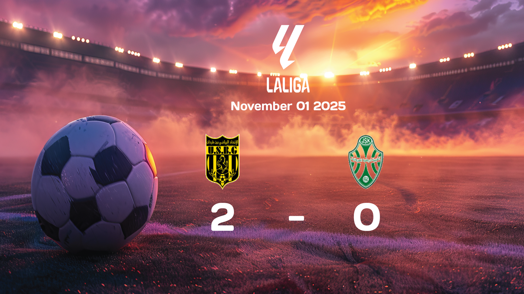 US Ben Guerdane Secures Victory Over JS Kairouanaise with 2-0 Win in Ligue 1 Clash on November 1, 2025 US Ben Guerdane Secures Victory Over JS Kairouanaise with 2-0 Win in Ligue 1 Clash on November 1, 2025