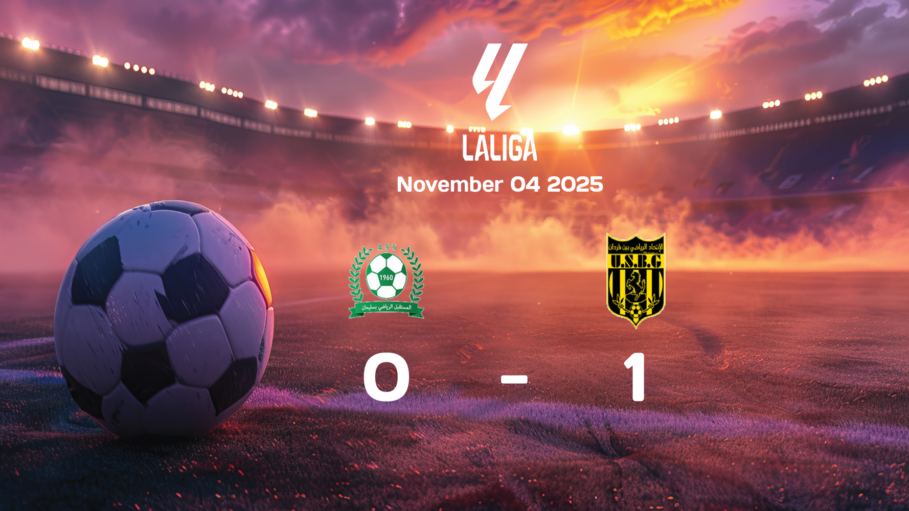 AS Soliman vs US Ben Guerdane 0-1: Ligue 1 Clash Ends in Tight 1-0 Victory on 2025-11-04