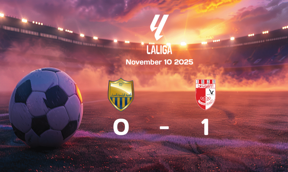 Olympique Béja clinches victory against Jeunesse Sportive Omrane with a 1-0 win in Ligue 1 match on 10th November 2025