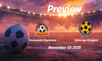 Kansanshi Dynamos vs Nchanga Rangers: Preview – Team News, Line-ups, Prediction and Tips | November 05 14:00 (GMT)