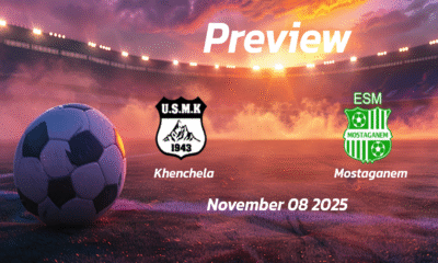 Khenchela vs Mostaganem: Preview – Team News, Line-ups, Prediction and Tips | November 08 13:30 (GMT)