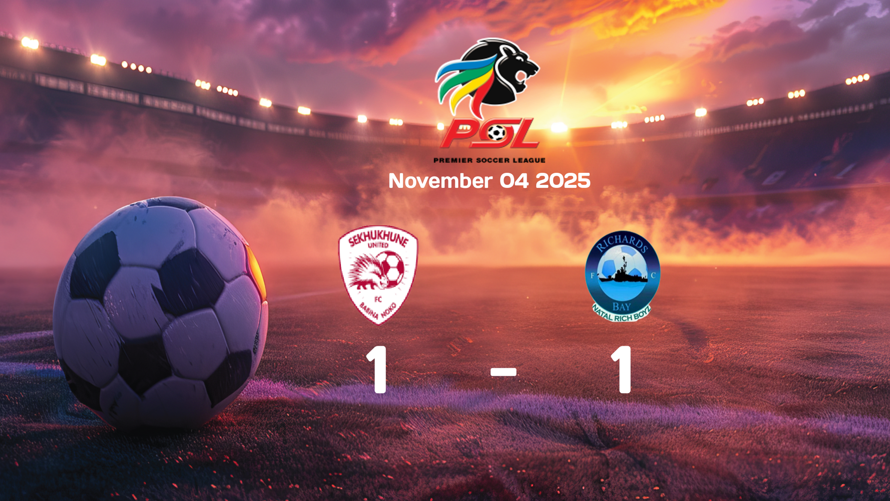 Sekhukhune United vs Richards Bay 1-1 Draw: Exciting Match in Premier Soccer League, November 4, 2025 Sekhukhune United vs Richards Bay 1-1 Draw: Exciting Match in Premier Soccer League, November 4, 2025