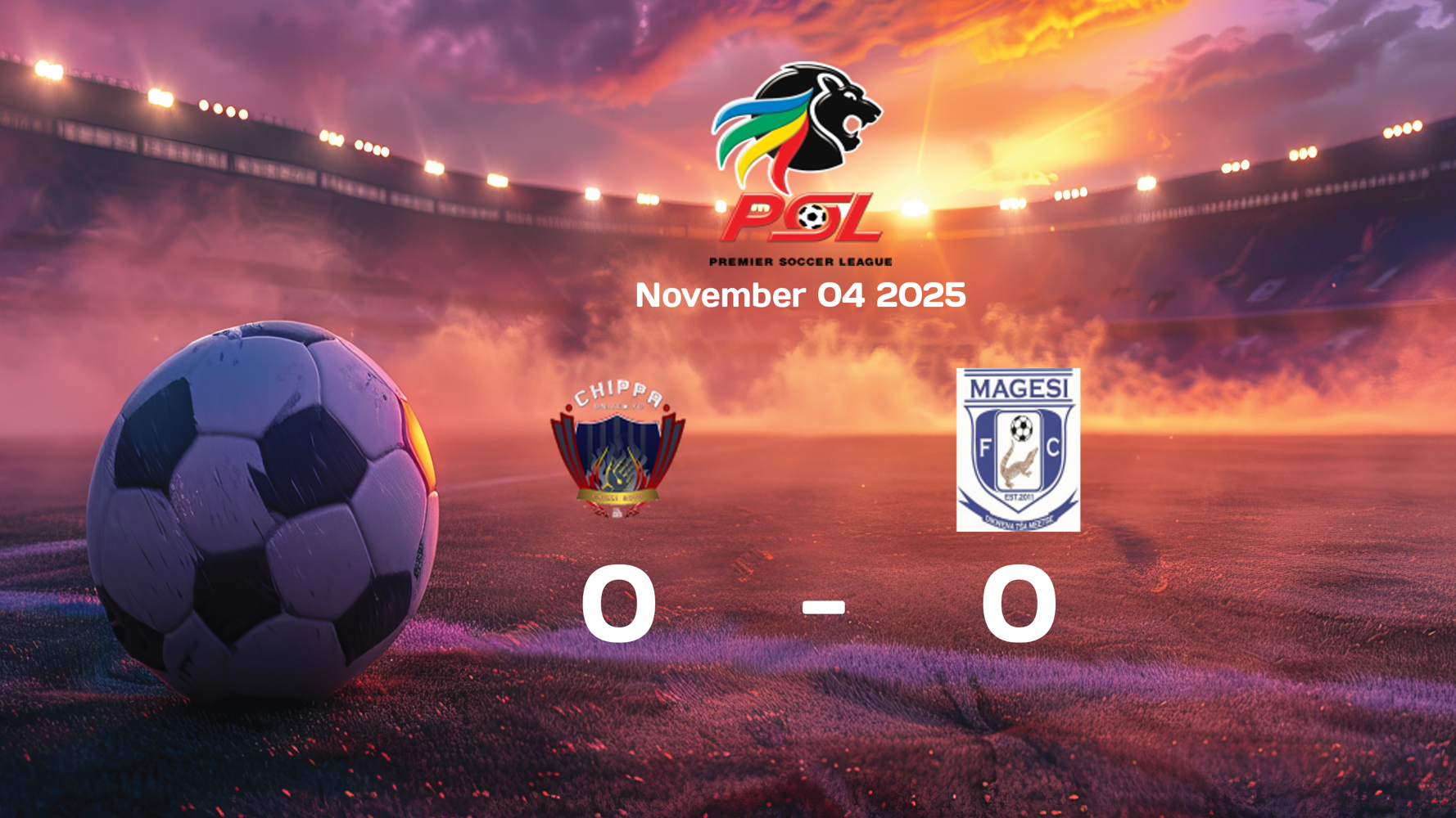 Chippa United vs Magesi Ends in Goalless Draw – Premier Soccer League 2025-11-04 Chippa United vs Magesi Ends in Goalless Draw – Premier Soccer League 2025-11-04