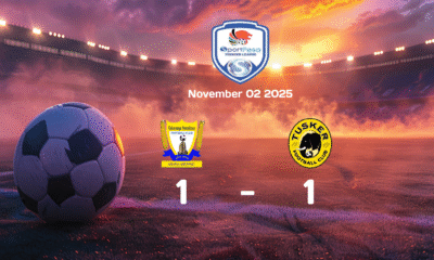 Homeboyz vs Tusker Ends in 1-1 Draw in FKF Premier League Match on November 2, 2025