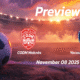 CODM Meknès vs Yacoub El Mansour: Preview – Team News, Line-ups, Prediction, and Tips | November 08 19:00 (GMT) CODM Meknès vs Yacoub El Mansour: Preview – Team News, Line-ups, Prediction, and Tips | November 08 19:00 (GMT)