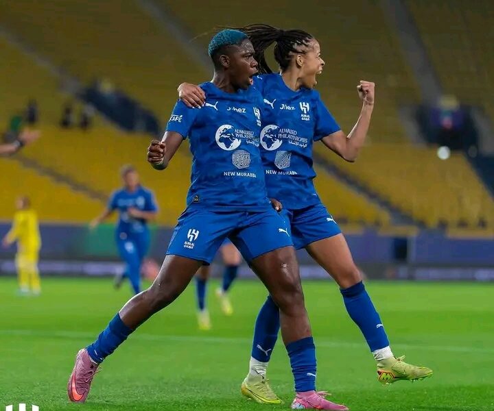 Asisat Oshoala Fires Al Hilal to Victory, Closes Gap on Al Nassr in Saudi Women’s Premier League