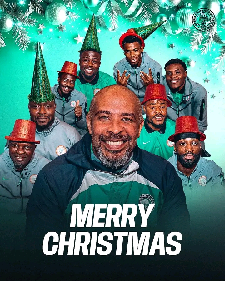 Super Eagles Spread Christmas Cheer from AFCON Camp in Morocco