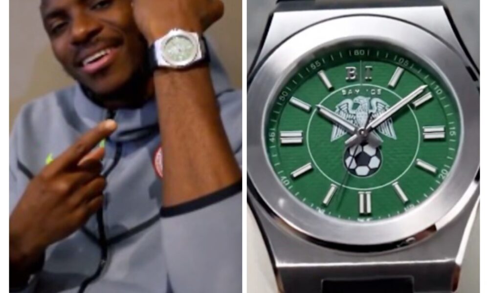 Super Eagles Receive Customised Bay Ice Watches After AFCON Opening Win